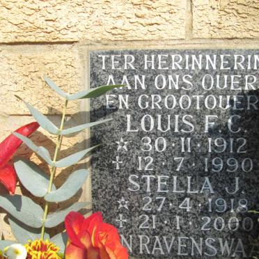 RAVENSWAAY Louis F.C., van 1912-1990 &amp; Stella J. 1918-2000