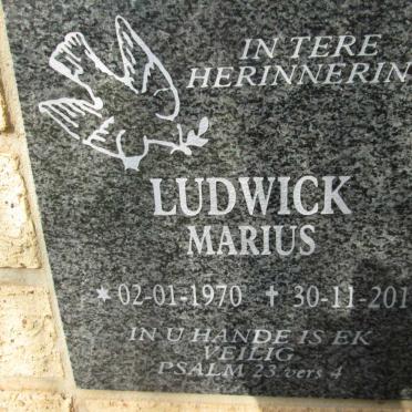 LUDWICK Marius 1970-2013