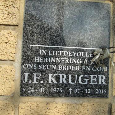 KRUGER J.F. 1975-2015