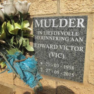 MULDER Edward Victor 1958-2015