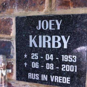 KIRBY Joe 1953-2001