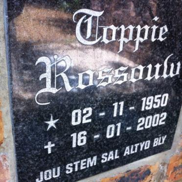 ROSSOUW Toppie 1950-2002