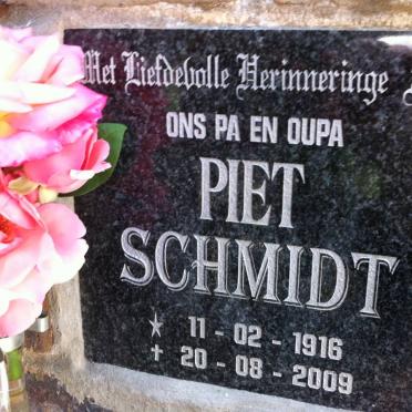 SCHMIDT Piet 1916-2009
