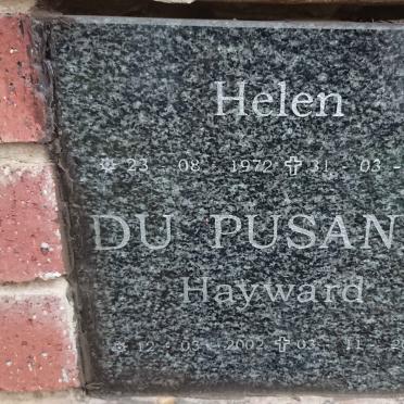 PUSANIE Helen, du 1972-2022 :: PUSANIE Hayward, du 2002-2019