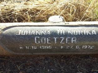 COETZER Johanna Hendrika 1906-1972