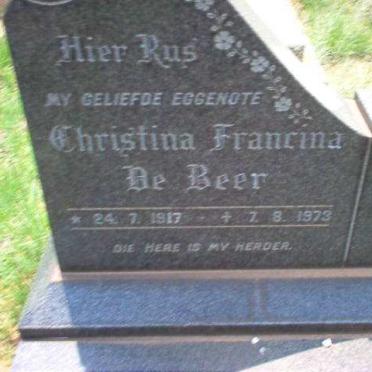 BEER Christina Francina, de 1917-1973