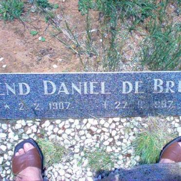 BRUIN  Barend Daniel, de 1907-1997