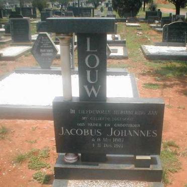 LOUW Jacobus Johannes 1887-1971