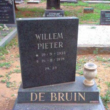 BRUIN Willem Pieter, de 1934-1978