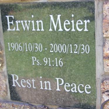 MEIER Erwin 1906-2000