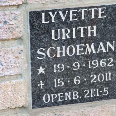 SCHOEMAN Lyvette Urith 1962-2011