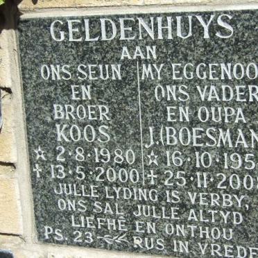 GELDENHUYS J. 1954-2008 :: GELDENHUYS Koos 1980-2000