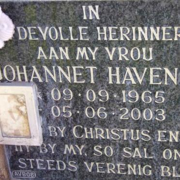 HAVENGA Johannet 1965-2003