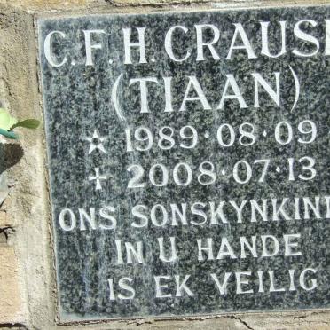 CRAUSE C.F.H. 1989-2008