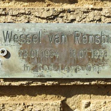 RENSBURG Wessel, van 1934-1998