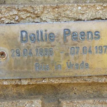 PEENS Dollie 1896-1979