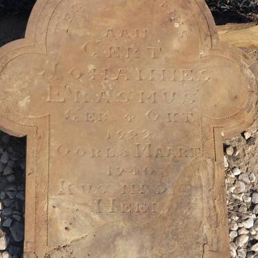 ERASMUS Gert Johannes 1922-1940