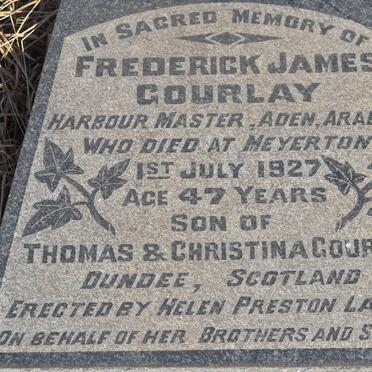 GOURLAY Frederick James -1927