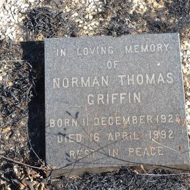 GRIFFIN Norman Thomas 1923-1992