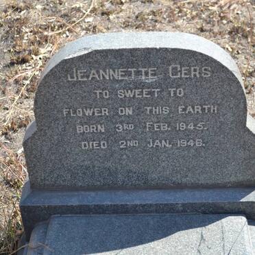 GERS Jeannette 1945-1946