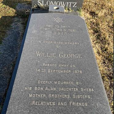 SLOMOWITZ Willie George -1978