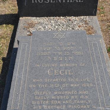 ROSENTHAL Cecil -1969