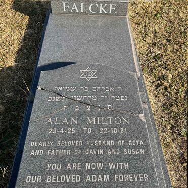 FALCKE Alan Milton 1925-1991