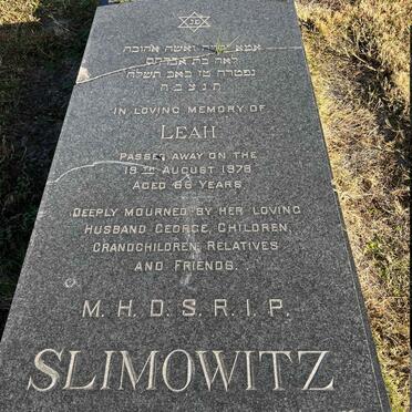 SLIMOWITZ Leah -1978