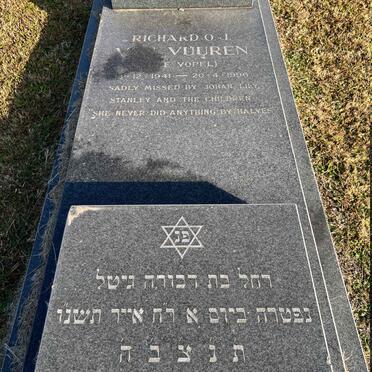 VUUREN Richard O.J., van 1941-1996