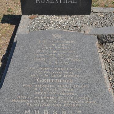 ROSENTHAL Gertrude 1965