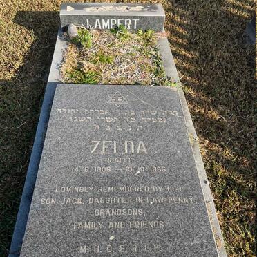 LAMPERT Zelda 1906-1995