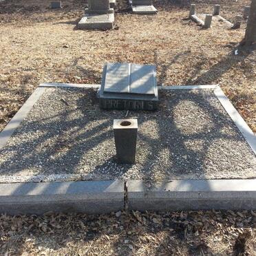 PRETORIUS Petrus Johannes Jacobus 1875-1945 &amp; Catharina Johanna MARAIS 1889-1953