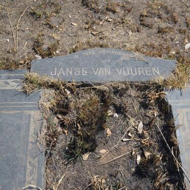 VUUREN Gerhardus Stefanus, Janse van 1877-1960 &amp; Magdalena Catharina SWANEPOEL 1882-1971