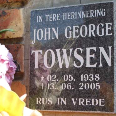 TOWSEN John George 1938-2005