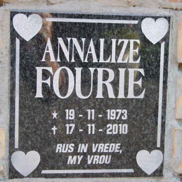 FOURIE Annalize 1973-2010