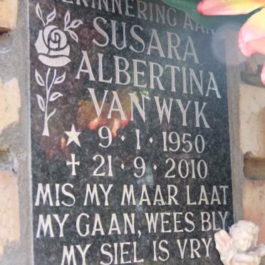 WYK Susara Albertina, van 1950-2010