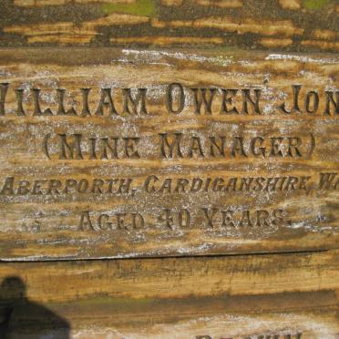 JONES William Owen -1905