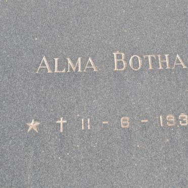 BOTHA Alma -1937