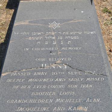 BENJAMIN Jenny -1982