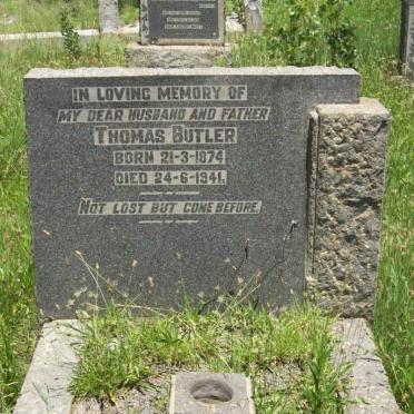 BUTLER Thomas 1874-1941