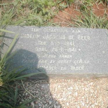 BEER Gideon Jacobus, de 1941-1941