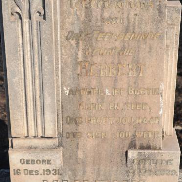 DYK Herbert, van 1931-1939