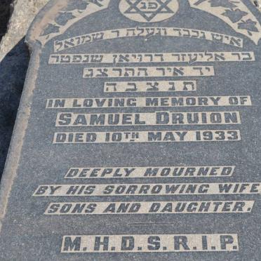 DRUION Samuel -1933