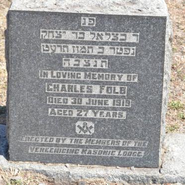 FOLB Charles -1919
