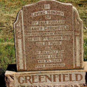 GREENFIELD Harry -1918 :: GREENFIELD Harry Lionel