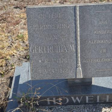 HOWELL Gertruida M. 1878-1972