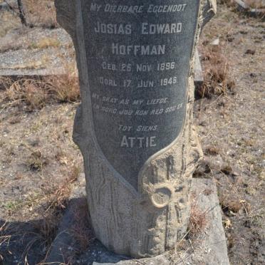 HOFFMAN Josias Edward 1896-1946 :: VOLSCHENK Agatha M. formerly HOFFMAN nee SWANEPOEL 1898-1991