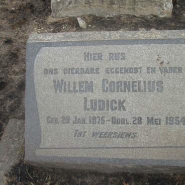 LUDICK Willem Cornelius 1875-1954