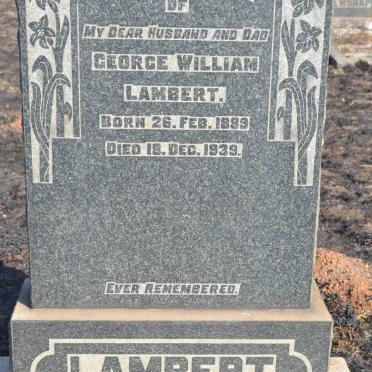 LAMBERT George William 1889-1939
