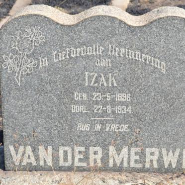 MERWE Izak, van der 1896-1934